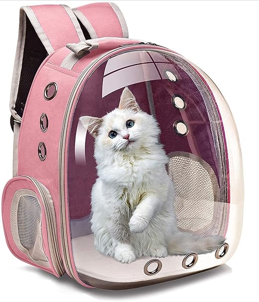 Sac à Dos de Transport Pour Chat et Chien ( Rose | Gris | Vert | Rouge )